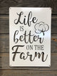 Life Is Better on the Farm Wall Art - Matarow