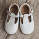 White T Bar Moccasin