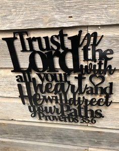 Trust in the Lord Proverbs 3:5-6 - Matarow